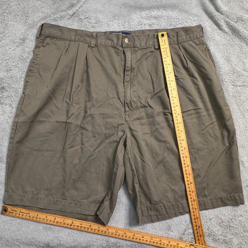 Vintage Polo Ralph Lauren Tyler Short Men's Khaki Pleated Cotton Chino Shorts 42